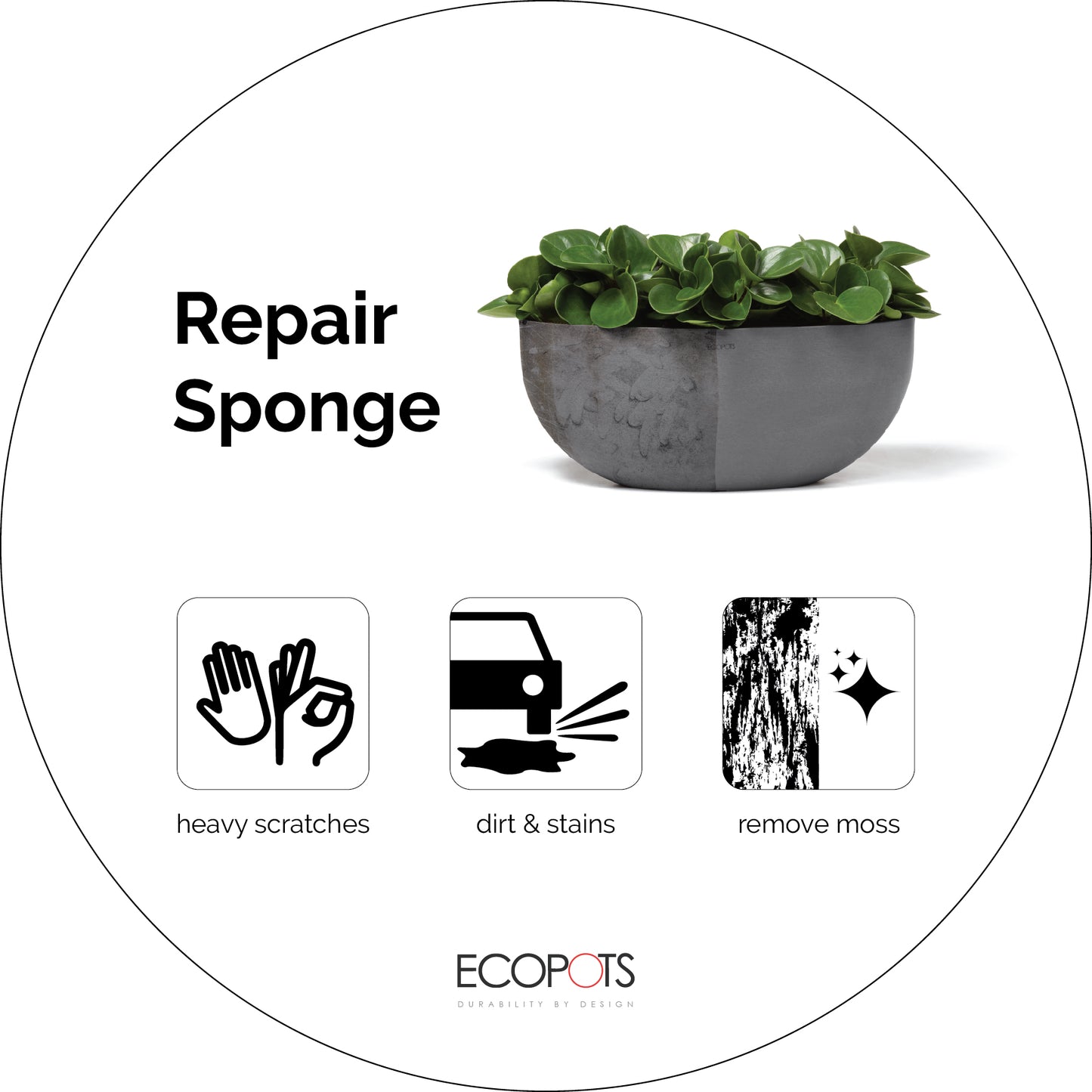 ECOPOTS viðgerðarsvampur