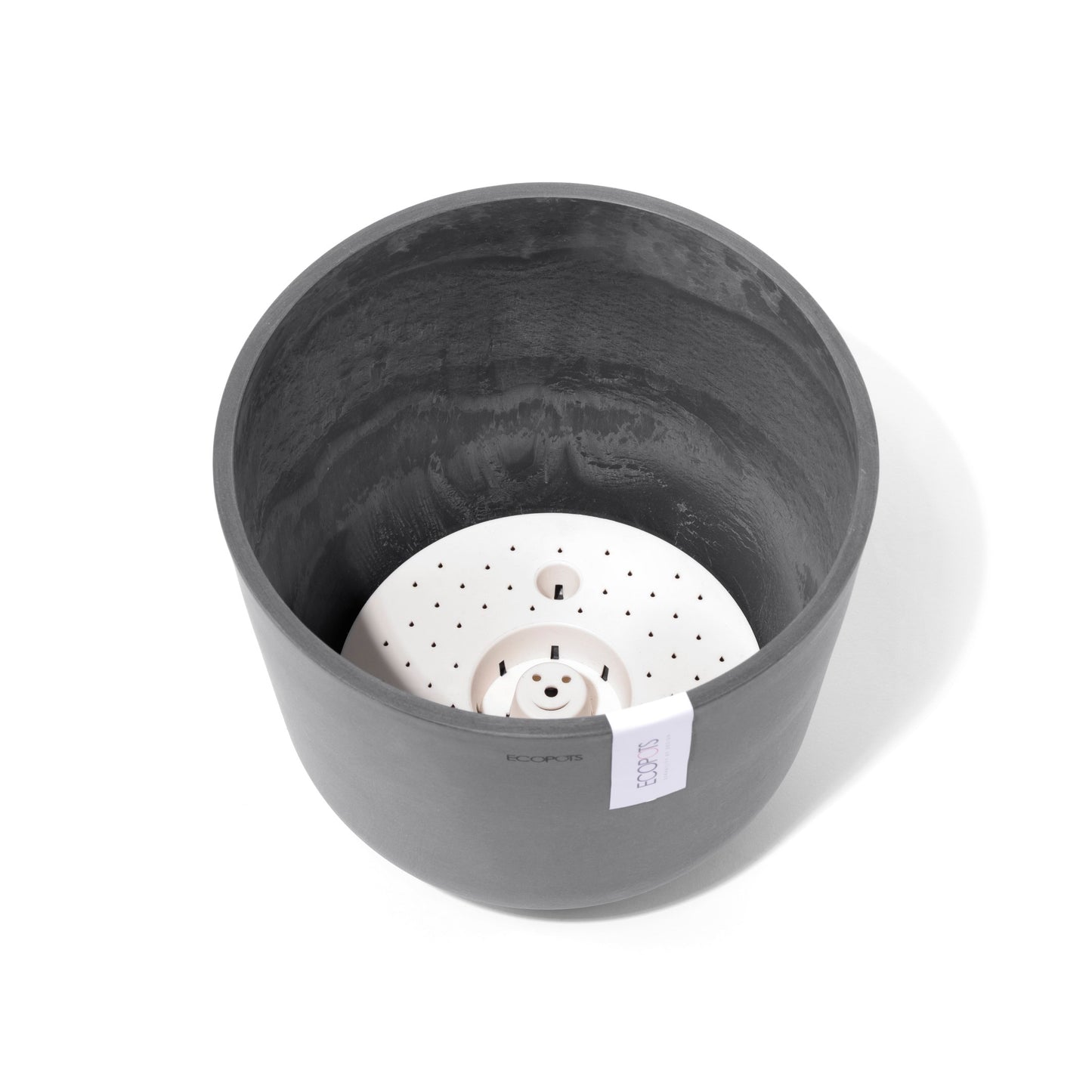 ECOPOTS Oslo 25 cm - blómapottur með vatnshólfi