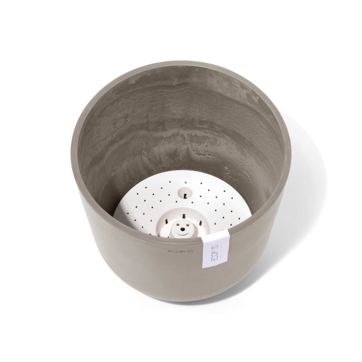 ECOPOTS Oslo 25 cm - blómapottur með vatnshólfi